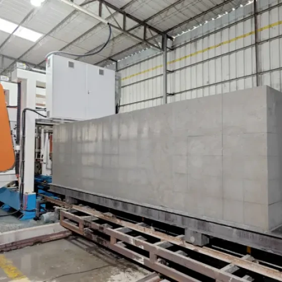 폼 콘크리트 블록 장비