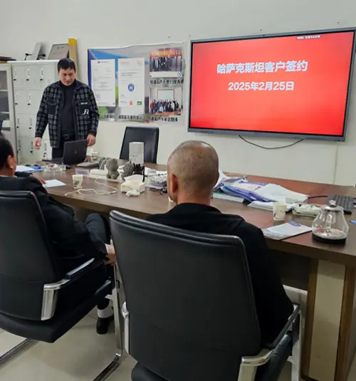 카자흐스탄 고객을 위한 자동화된 블록 생산 라인 업그레이드 프로젝트